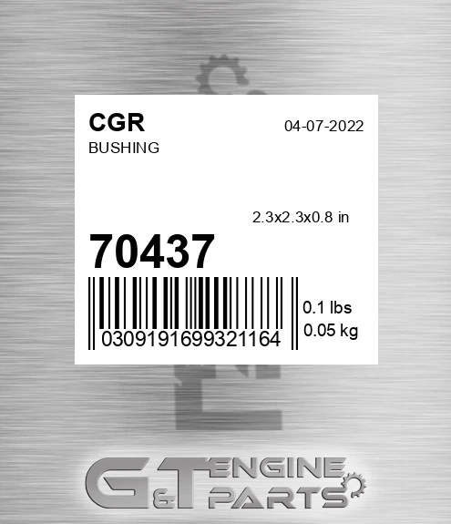 70437 CGR Bushing