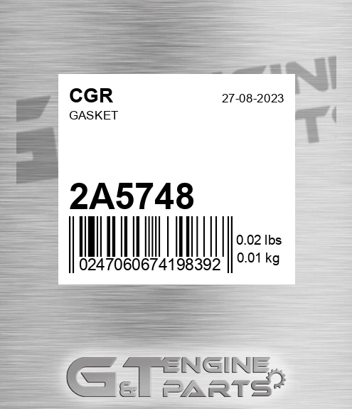 2A5748 CGR Gasket