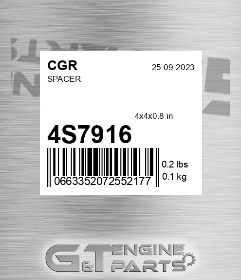 4S7916 CGR Spacer