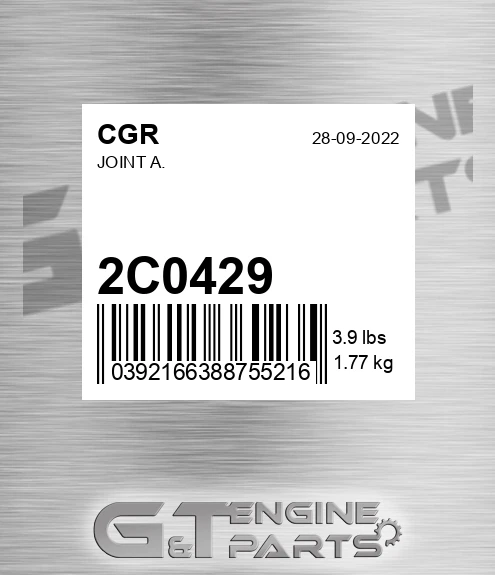 2C0429 CGR Joint A.