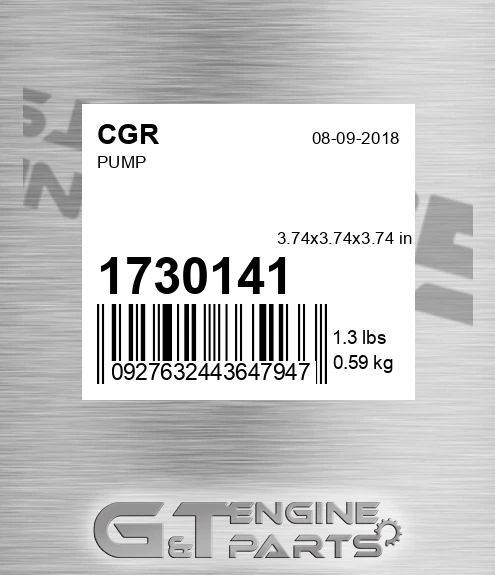 1730141 CGR Pump