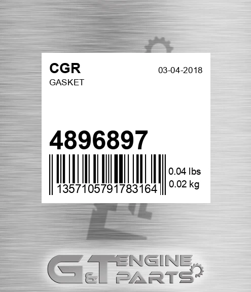 4896897 Gasket