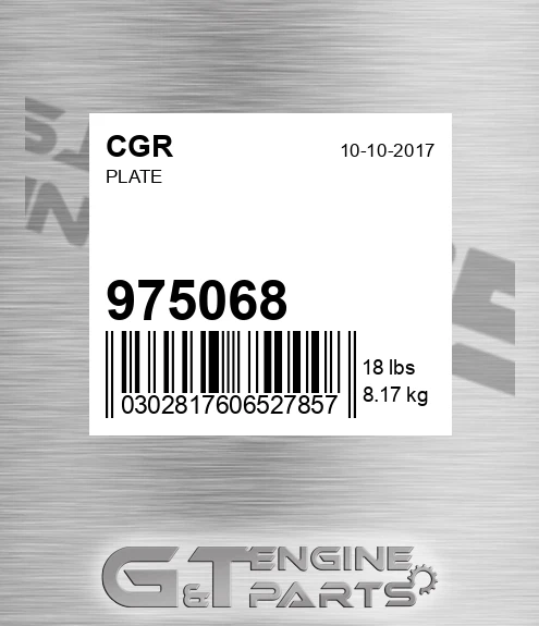 975068 CGR Plate