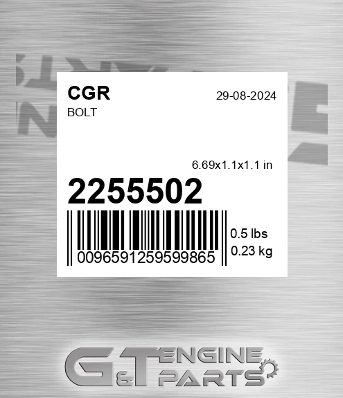 2255502 CGR Bolt