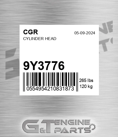 9Y3776 CGR Cylinder Head
