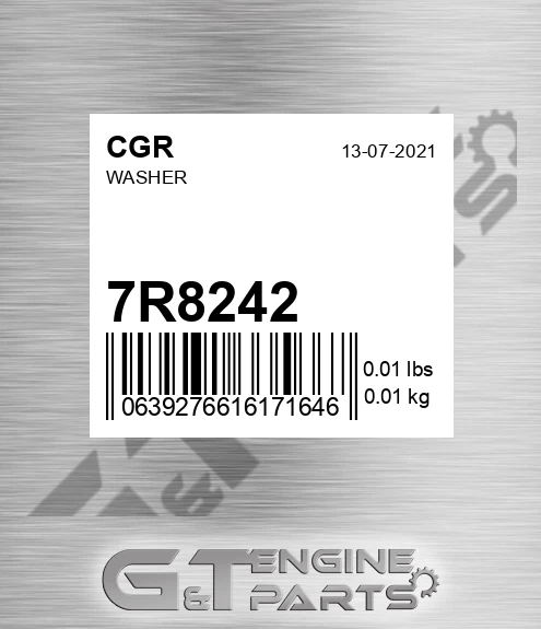 7R8242 CGR Washer