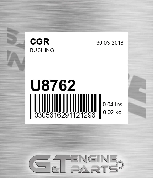 U8762 CGR Bushing