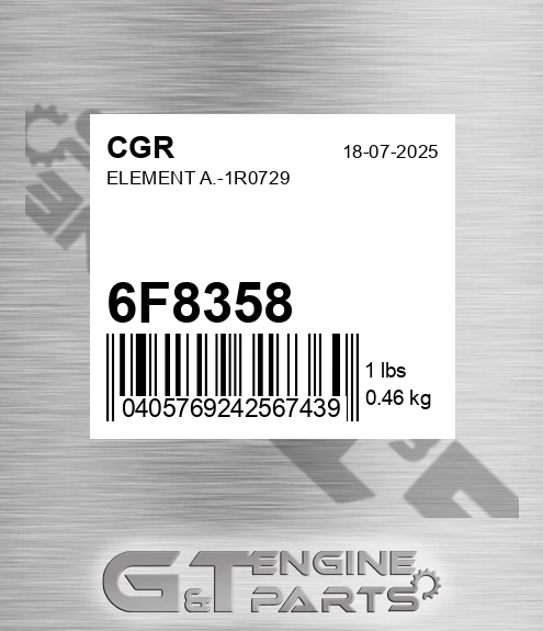 6F8358 CGR Element A.-1r0729