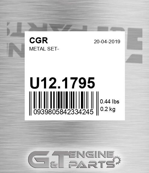 U12.1795 Metal Set-