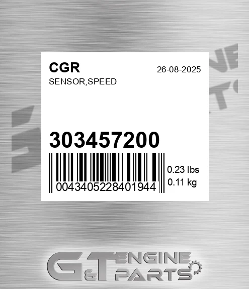 303457200 Sensor,speed