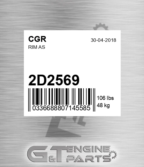 2D2569 Rim As