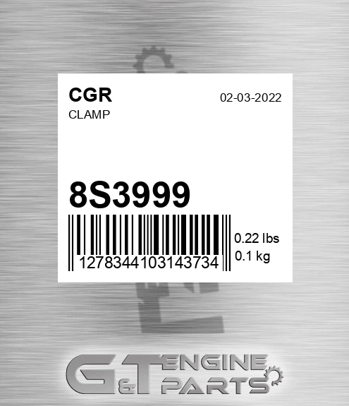 8S3999 CGR Clamp