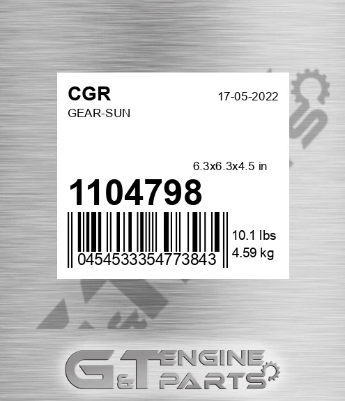 1104798 CGR Gear-sun