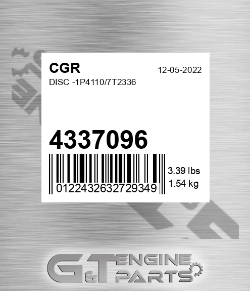 4337096 Disc -1p4110/7t2336
