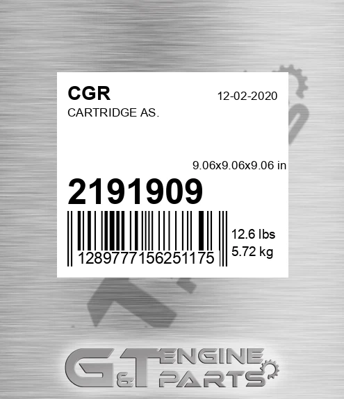 2191909 Cartridge As.