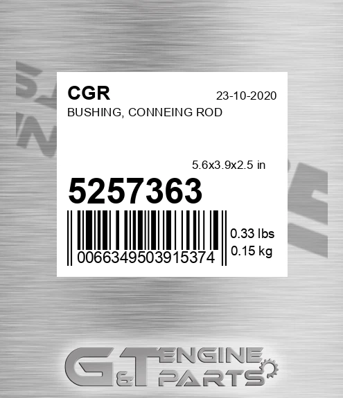 5257363 CGR Bushing, Conneing Rod