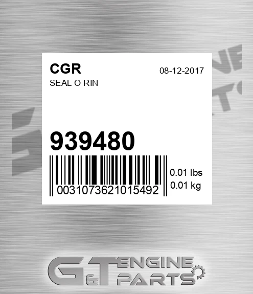 939480 Seal O Rin