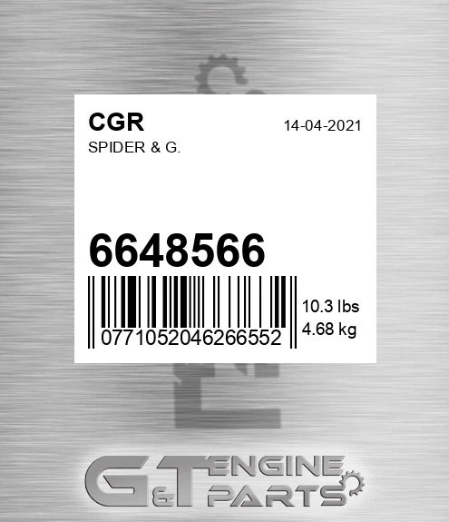 6648566 CGR Spider & G.