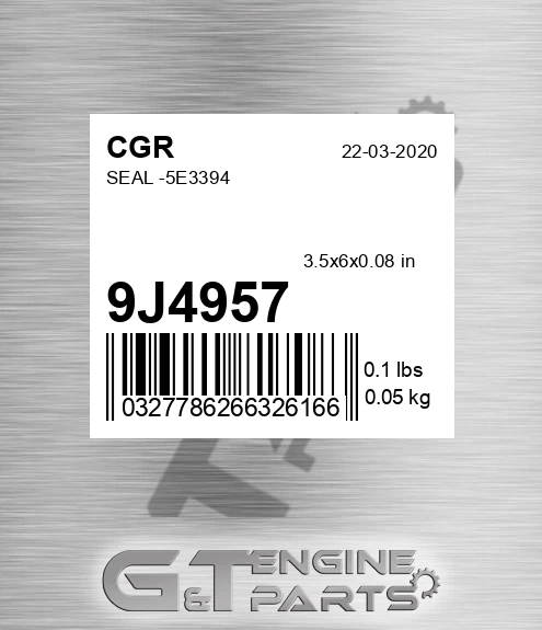 9J4957 Seal -5e3394