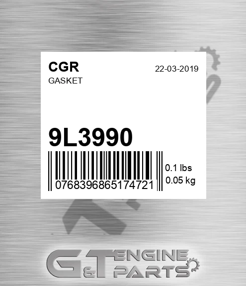 9L3990 CGR Gasket