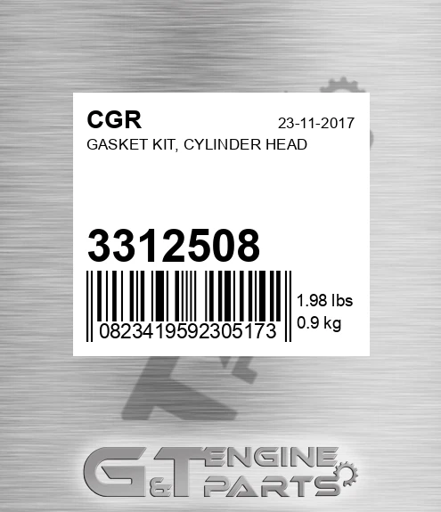 3312508 Gasket Kit, Cylinder Head