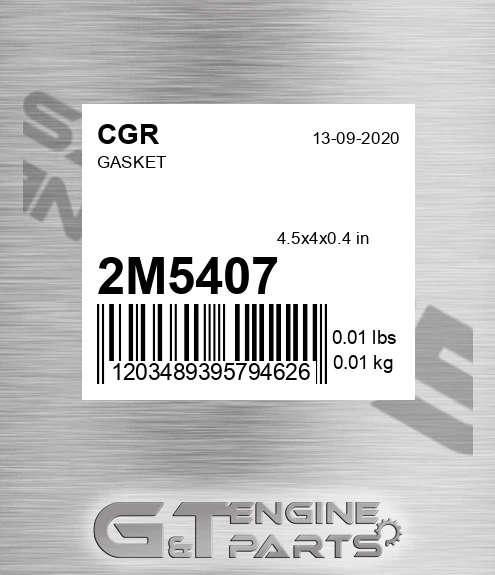 2M5407 CGR Gasket