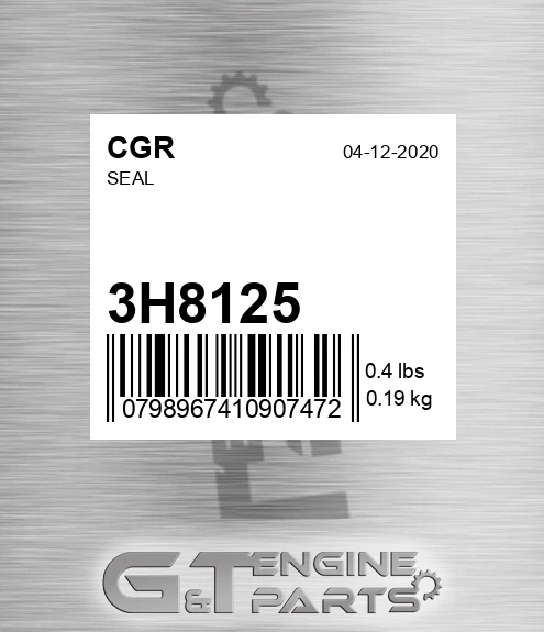 3H8125 Seal