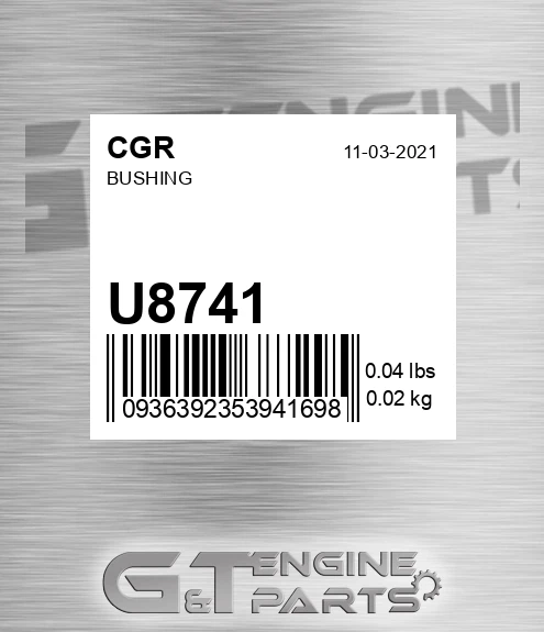 U8741 CGR Bushing
