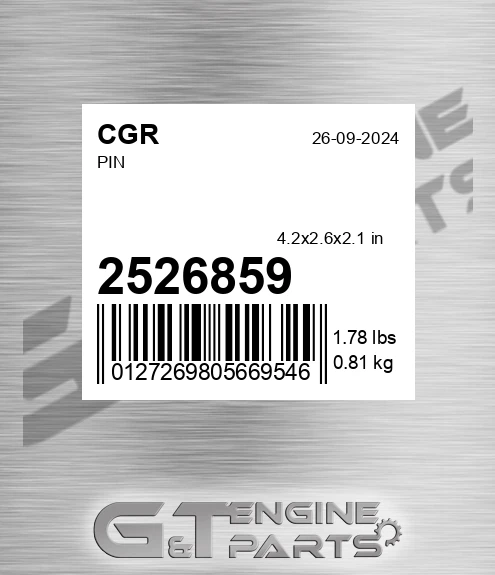 2526859 Pin for CGR