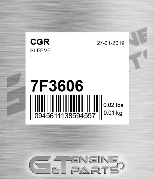 7F3606 Sleeve