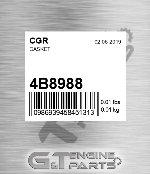 4B8988 Gasket