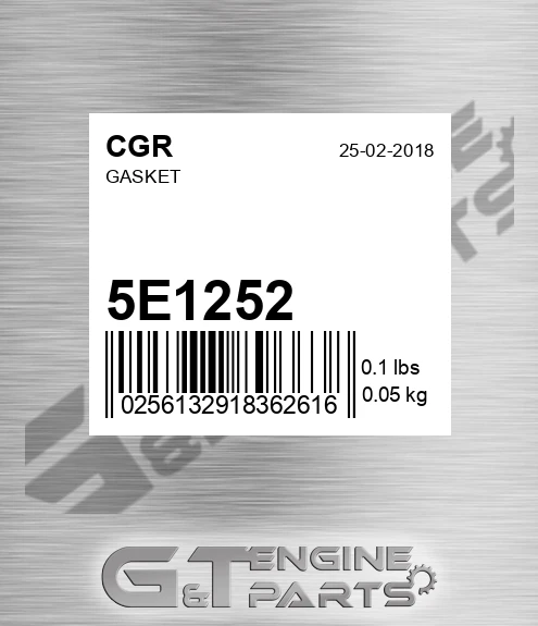 5E1252 Gasket