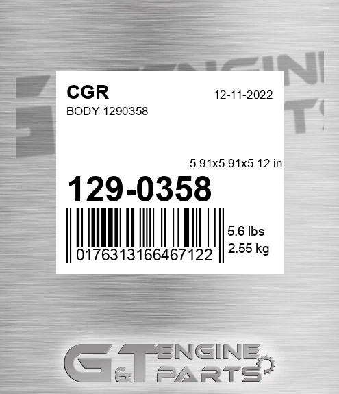 129-0358 Body-