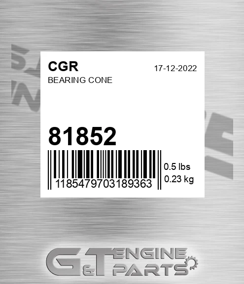 81852 Bearing Cone