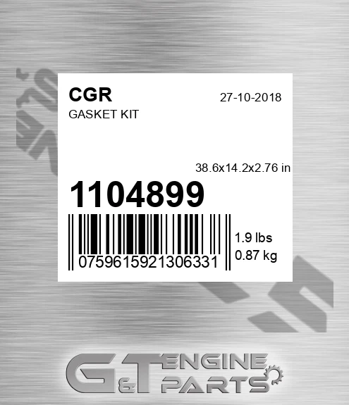 1104899 Gasket Kit