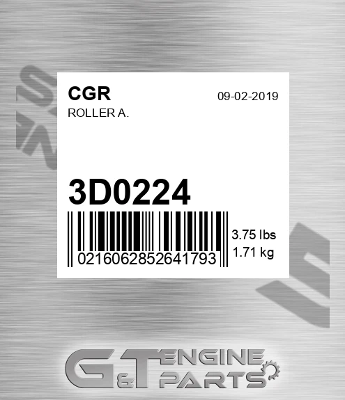 3D0224 Roller A.