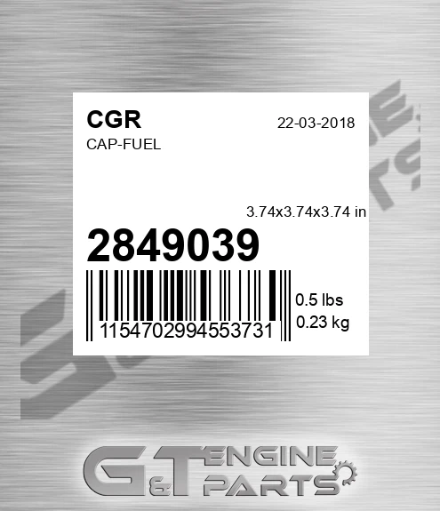 2849039 CGR Cap-fuel