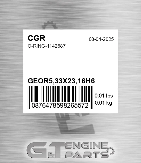 GEOR5,33X23,16H6 O-ring-1142687