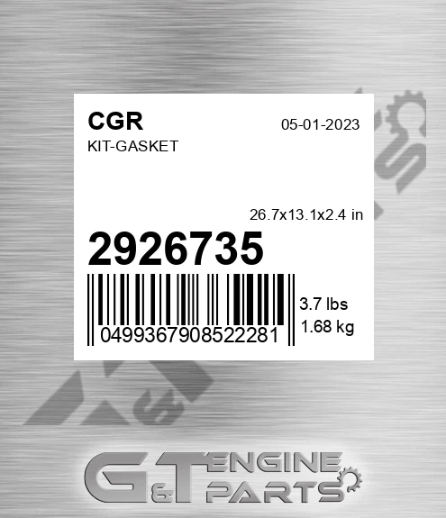 2926735 Kit-gasket