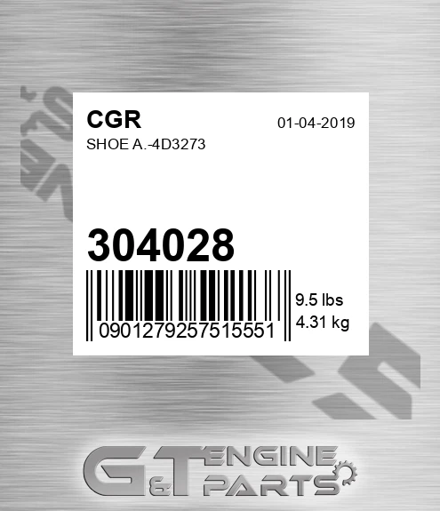 304028 Shoe A.-4d3273
