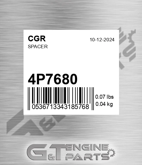4P7680 Spacer