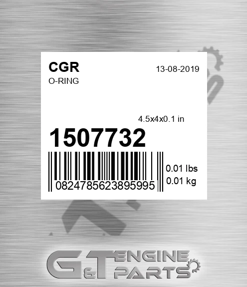 1507732 CGR O-ring