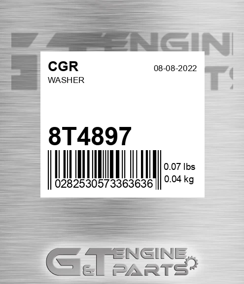 8T4897 Washer