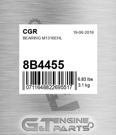 8B4455 Bearing M1316ehl