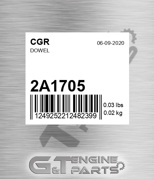 2A1705 Dowel