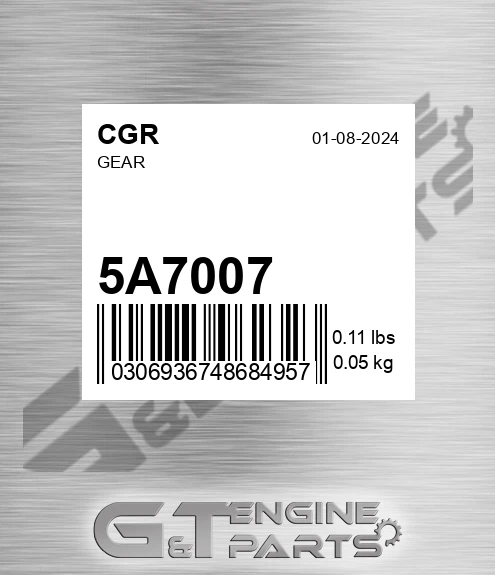 5A7007 Gear