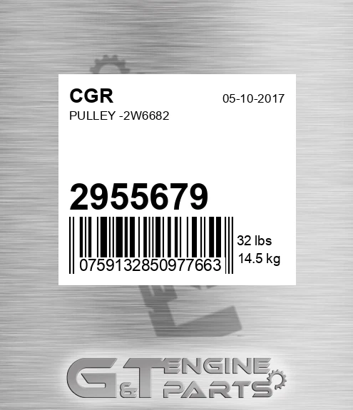 2955679 Pulley -2w6682