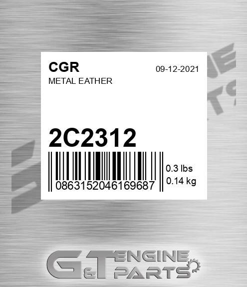 2C2312 CGR Metal Eather