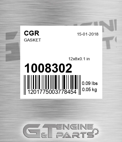 1008302 Gasket