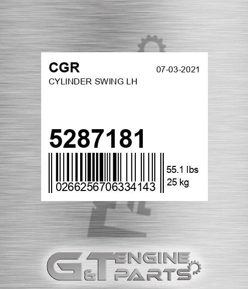 5287181 CGR Cylinder Swing Lh